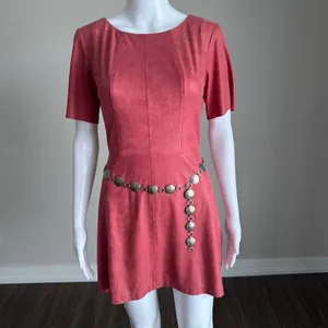 NWOT Alexis x Revolve Faux Suede Mini Dress Size S thumbnail 2