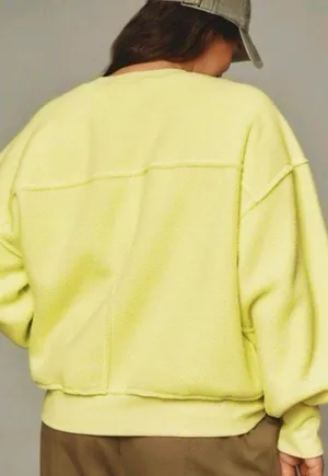 Anthropologie Pilcro Fleece Crewneck thumbnail 1