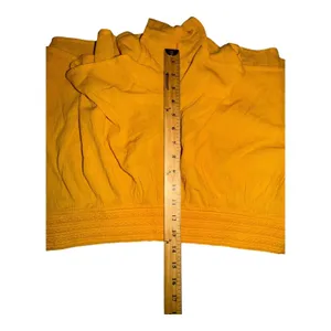 Aerie Mustard Flowy Pull On Shorts, Large thumbnail 8