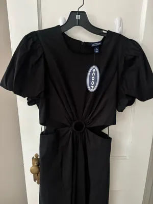 Scoop Maxi Dress Black Cutout thumbnail 2