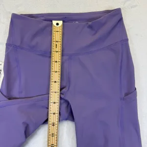 Outdoor Voices Zoom 8"‎ Biker Shorts Maypop Purple High Rise Pockets XS NEW READ thumbnail 5