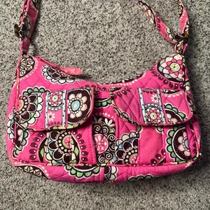 Vera Bradley Pink Floral Shoulder Bag thumbnail 2
