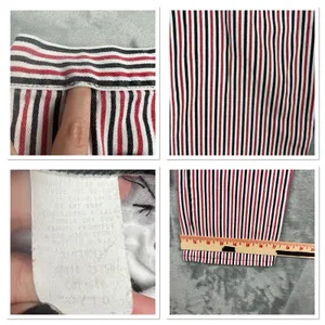 VTG Rough Rider Red Black Pin Striped Jeans Women‎ Sz 9/10 Western Cowgirl 90s thumbnail 7