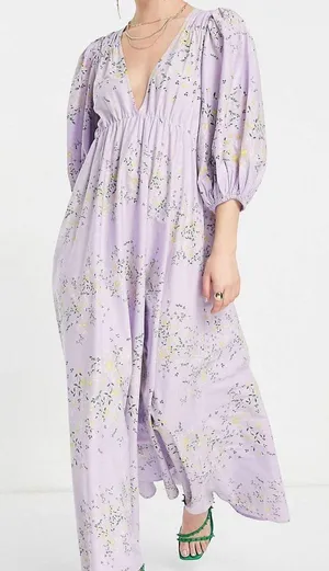 ASOS Floral Maxi Dress thumbnail 1