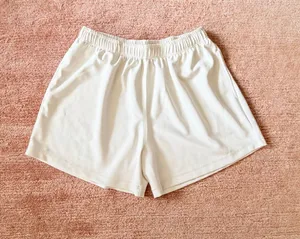 Elle Grey Ivory Knit Pull-On Shorts with Pockets Women’s Size M thumbnail 1