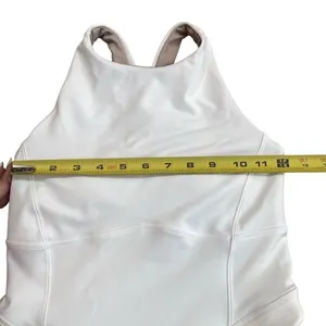 Lululemon Women’s‎ Size 2 Court Crush Tennis Dress Solid White Sporty New thumbnail 13