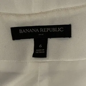 Banana Republic White V Neck Sleeveless Dress Women 6 Business Casual Dressy thumbnail 5