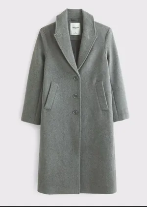 Abercrombie Wool-Blend Tailored Topcoat thumbnail 3