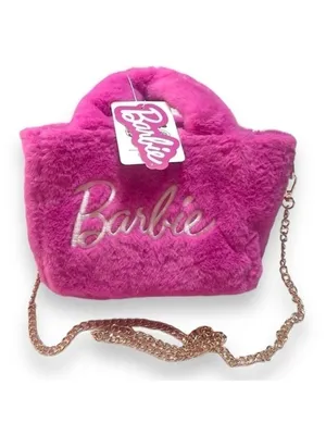 Barbie & Skinnydip London Collaboration Pink Furry Crossbody RARE Purse Bag thumbnail 2