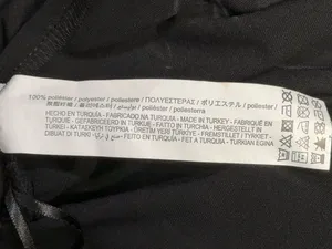 ZARA Black Draped Side Knot Midi Dress Size L thumbnail 8