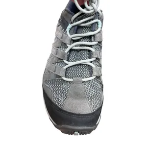 Merrell Womens Gray Leather Hiking Shoes Sneakers Size 10 SKU 8826 thumbnail 7