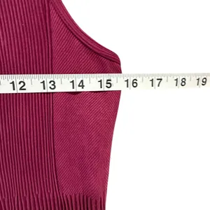Free People Fp Movement Revive Jumpsuit Size M-L Burgundy Ribbed Activewear RARE thumbnail 7