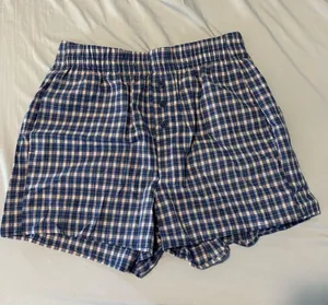 No Boundaries Blue plaid Boxer shorts thumbnail 1