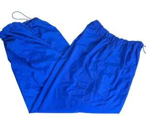 VS PINK Blue Parachute Cargo Pants Womens S Swishy Windbreaker Jogger Utility thumbnail 1