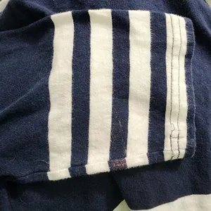 J. Crew Striped Top 3/4‎ Sleeve Boat Neck Pink Accent Casual Tee Shirt Medium thumbnail 7