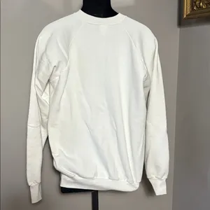 Fruit of the Loom Boston VINTAGE XL White Crewneck Sweatshirt thumbnail 2