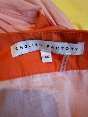 ENGLISH FACTORY Colorblock midi skirt thumbnail 5