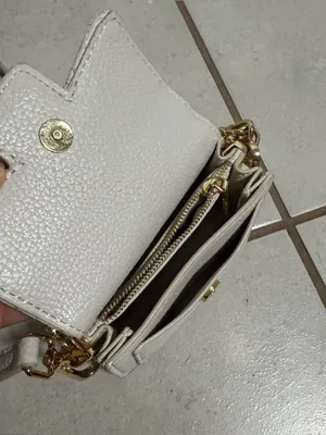 Steve‎ Madden Women Beige/White Quilted Mini Micro Crossbody Bag Charms. thumbnail 7