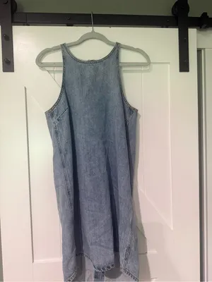 Lucky Brand Snap Back Denim Dress size small thumbnail 4