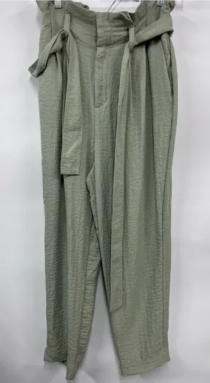 Paper bag high tie waist Sage Green Pants size S thumbnail 1