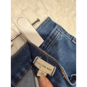 Madewell Cali Demi-Boot Jeans Womens 30 High Rise Raw Hem Medium Wash Blue Flare thumbnail 3