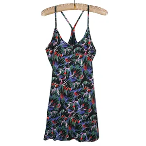 Outdoor Voices Womens Exercise Dress Size M Multicolor Floral Tennis Pickleball thumbnail 2