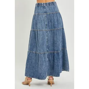 RISEN High Rise‎ Ruffle Long Skirts thumbnail 4