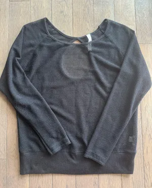 Femme First black top, pool cover up, medium thumbnail 1