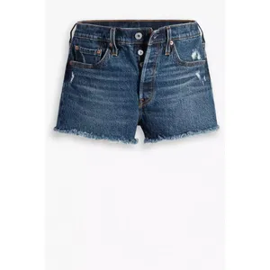Levi's 27 Women's 501 Shorts Dark Indigo Worn In Blue Size 27 thumbnail 4