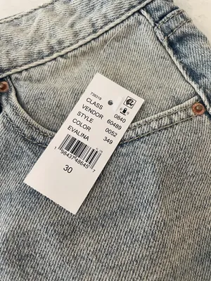 New With Tag Pacsun "Evalina" Raw Hem Denim Mini Skirt Size 30! thumbnail 3