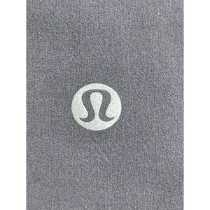 Lululemon Women's Gray High Rise Athletic Yoga Activewear Running Biker Shorts 6 thumbnail 3