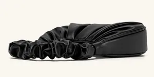 Gabbi Ruched Hobo Handbag - Black thumbnail 5