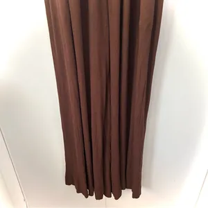 Free People Beach Wide Leg Overalls With Waist Tie Chocolate Brown NWT thumbnail 5