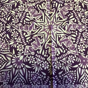 Purple Grateful Dead bears n flowers NWT bandana thumbnail 2