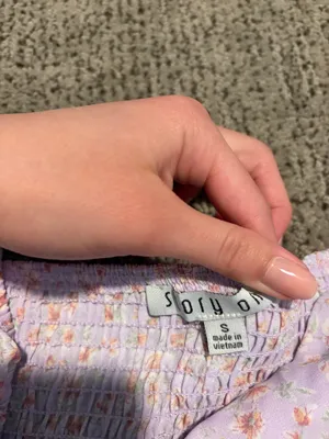 Story On Purple Floral Top thumbnail 2
