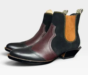 Coach 1941 Bandit Chelsea Boots Black Oxblood Leather Size 5 NIB NWT thumbnail 1