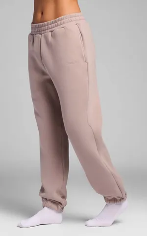 Comfrt Womens Signature Bark Fleece Relaxed Cozy Oversized Jogger‎ Sweatpants M thumbnail 1