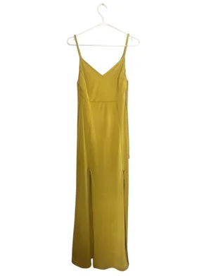 NWT Nasty Gal Long Term Yellow Maxi Dress Sz 8 thumbnail 6