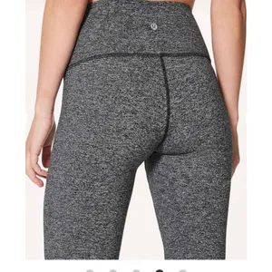 Lululemon Wunder Under Hi-Rise Tight *28" Heathered Black #4 thumbnail 5