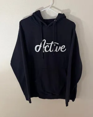 active ride shop navy hoodie M thumbnail 1