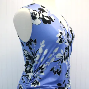NEW Yumi Kim Maternity XL Hold Tight Dress Wonderful Life Blue‎ Floral Stretchy thumbnail 6