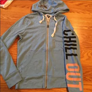 EXPRESS ✨Chill Out Zip Up Hoodie✨ thumbnail 3