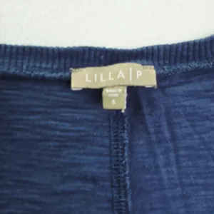 Lilla‎ P Navy Blue Pima Cotton Modal Sleeveless Pocket Mini Dress Small thumbnail 3