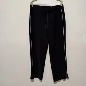 Lululemon On the Right Track Pant in‎ Black / White Size 10 thumbnail 3