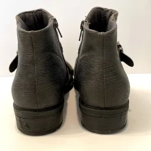 Baretraps- Black Ankle Bootie Style Yulia with Silver Buckle Detail- Size 8.5 thumbnail 2