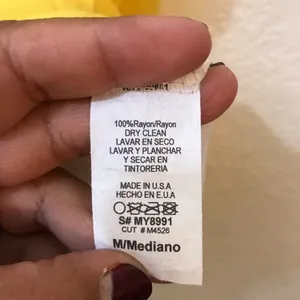My Story yellow black dress SZ M thumbnail 5