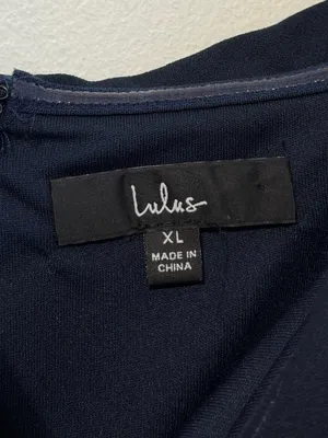Lulus Song of Love Navy Blue Off-the-Shoulder Maxi Dress Size XL thumbnail 4