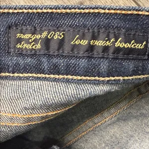 Citizens Of Humanity Margo Low Waist, Boot Cut Stretch Blue Jeans thumbnail 10