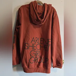 Women's Warm Rust Hoodie Brown Size XXL thumbnail 7