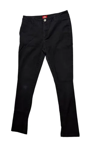 Dickies Womens Black Slim Fit Straight Leg Chino Work Pants Size 9/29 thumbnail 1